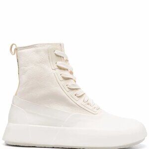 AMBUSH Mixed Media High Top Sneakers White EU Size 37 US 7